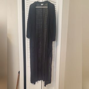 Jjill Long 3/4 Sleeve Black Cardigan